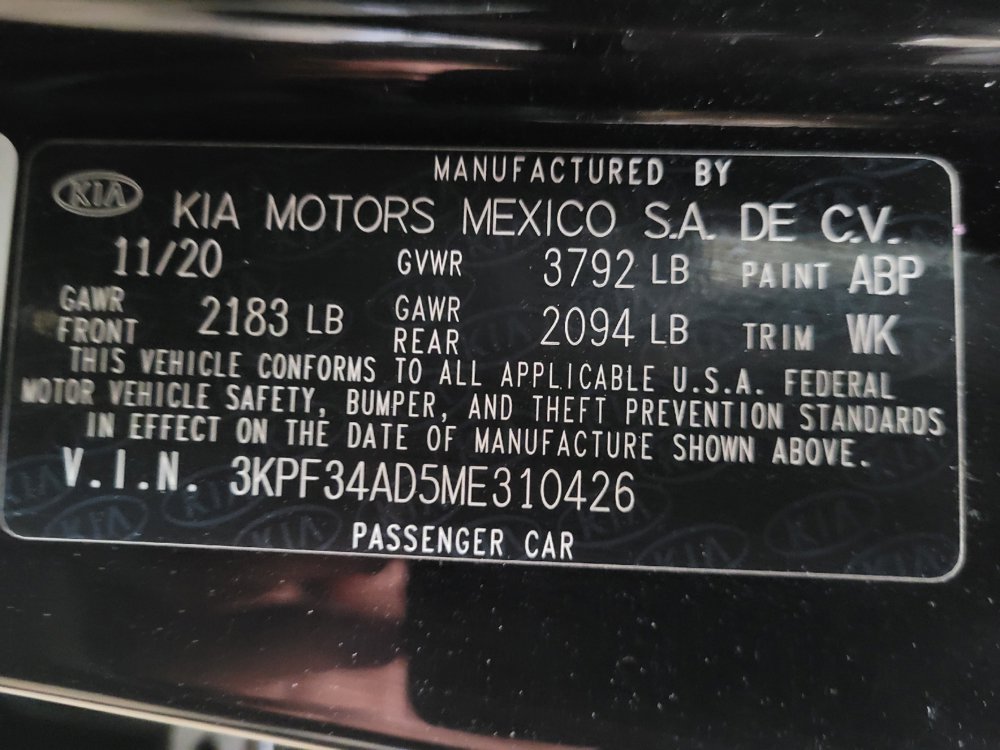 Used 2021 Kia Forte GT-Line w/ GT-Line Premium Package FWD image 33