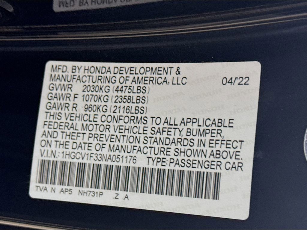 Used 2022 Honda Accord Sport image 29