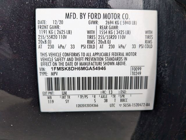 Certified 2021 Ford Explorer XLT w/ Equipment Group 202A image 24