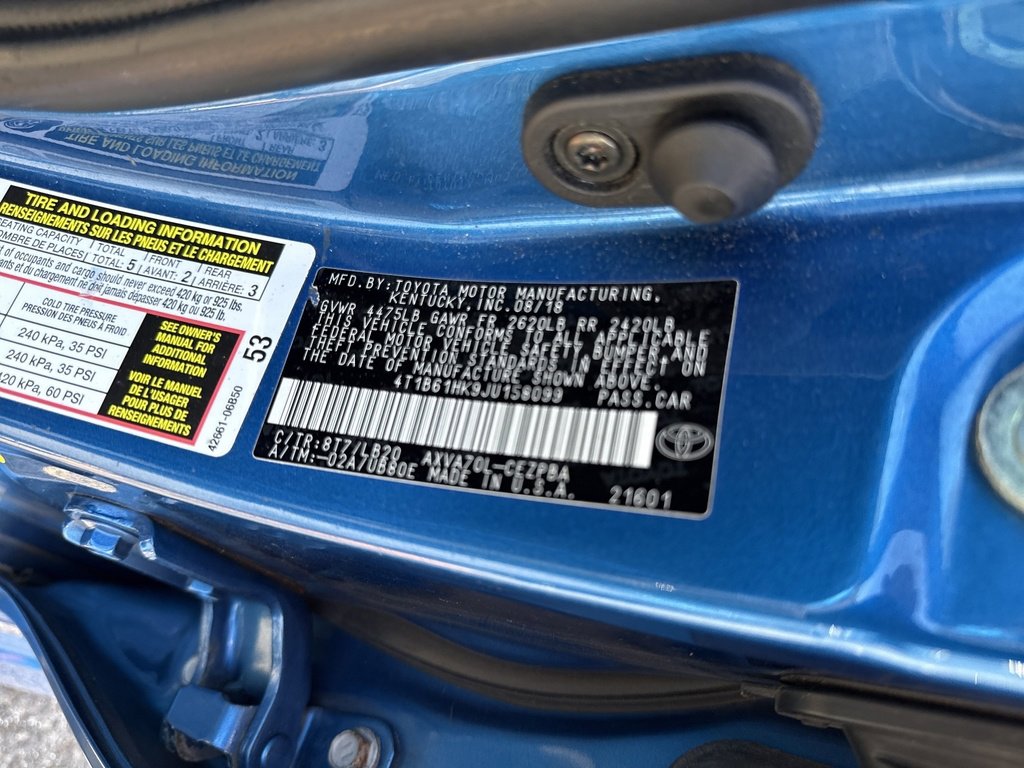 Certified 2018 Toyota Camry XSE image 29