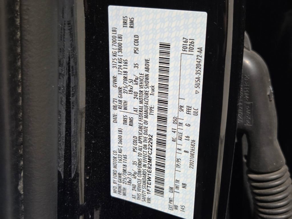 Used 2021 Ford F150 Tremor w/ Equipment Group 402A High image 27