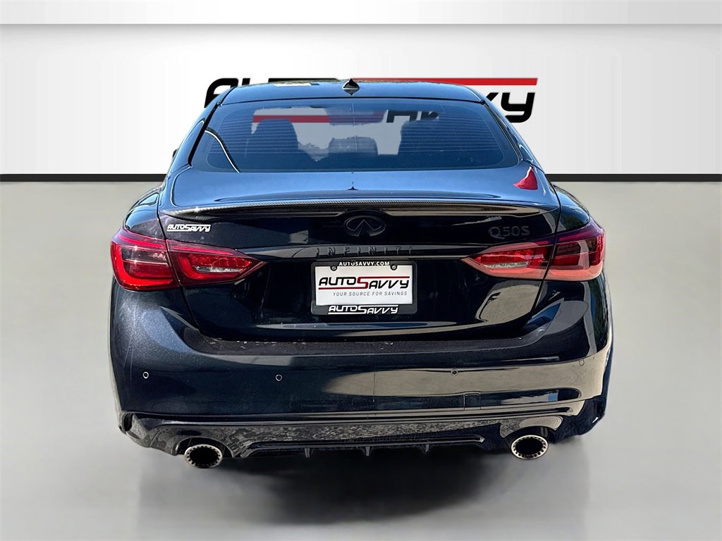 Used 2023 INFINITI Q50 Red Sport 400 w/ Black Opal Edition image 6