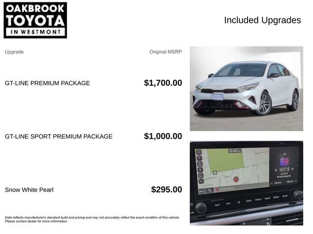 Used 2022 Kia Forte GT-Line w/ GT-Line Premium Package FWD image 4