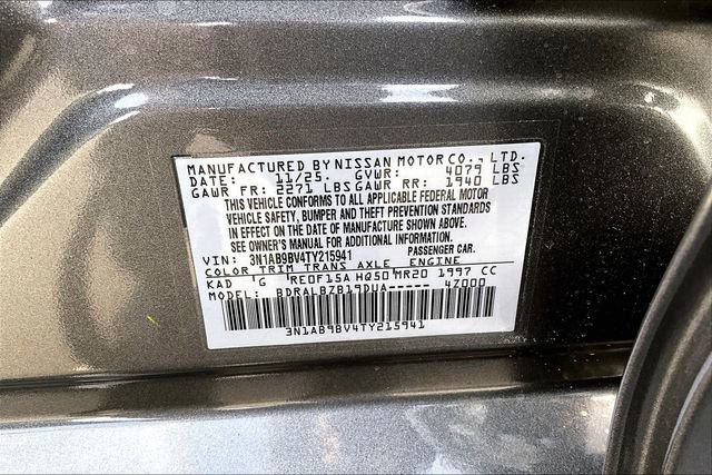 New 2026 Nissan Sentra S image 8