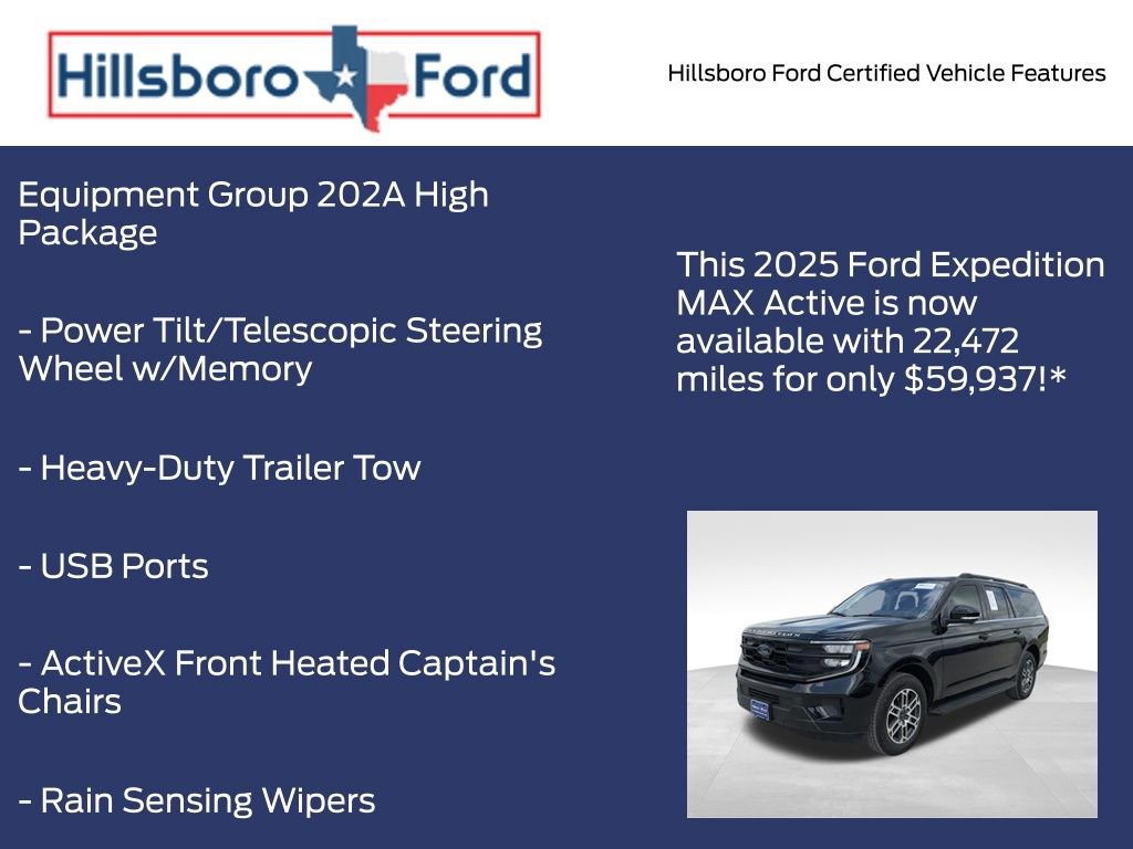 Certified 2025 Ford Expedition Max Active AWD/4WD image 17