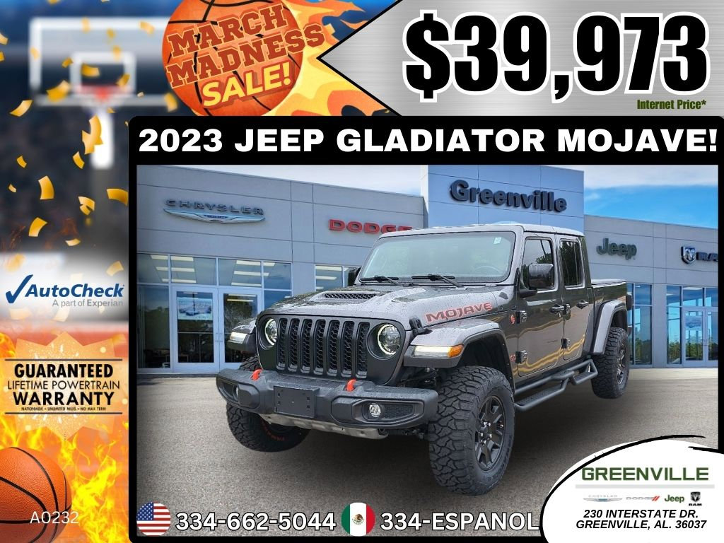 Used 2023 Jeep Gladiator Mojave w/ LED Lighting Group image 1