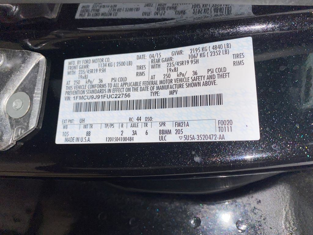 Used 2015 Ford Escape Titanium w/ Equipment Group 301A AWD/4WD image 28