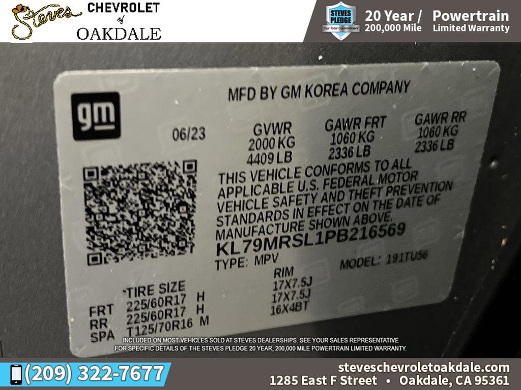 Certified 2023 Chevrolet TrailBlazer LT w/ Convenience Package image 34