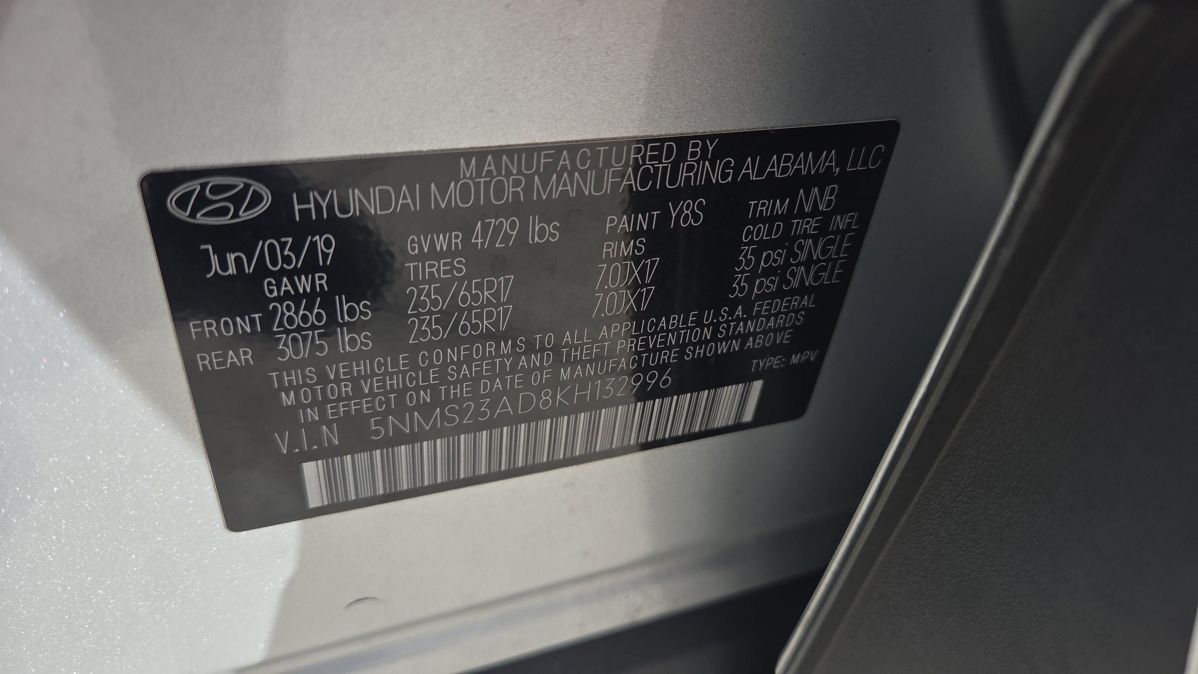 Used 2019 Hyundai Santa Fe SE FWD image 21