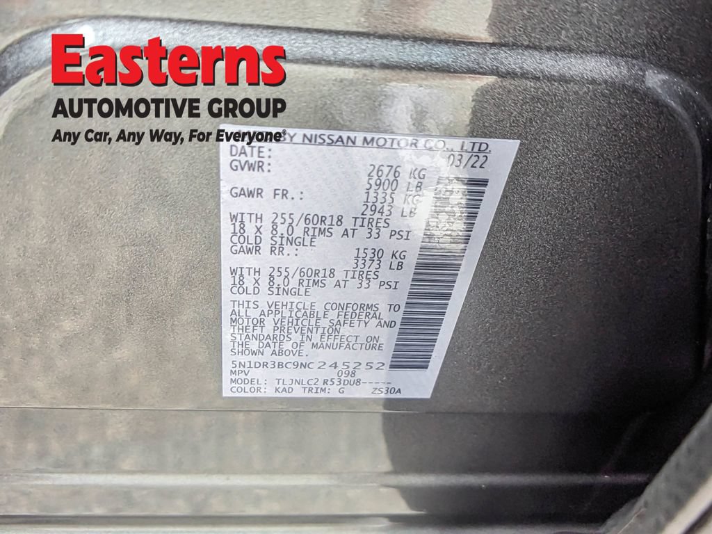 Used 2022 Nissan Pathfinder SV AWD/4WD image 38