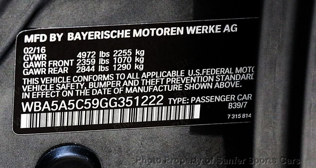 Used 2016 BMW 528i Sedan RWD image 44