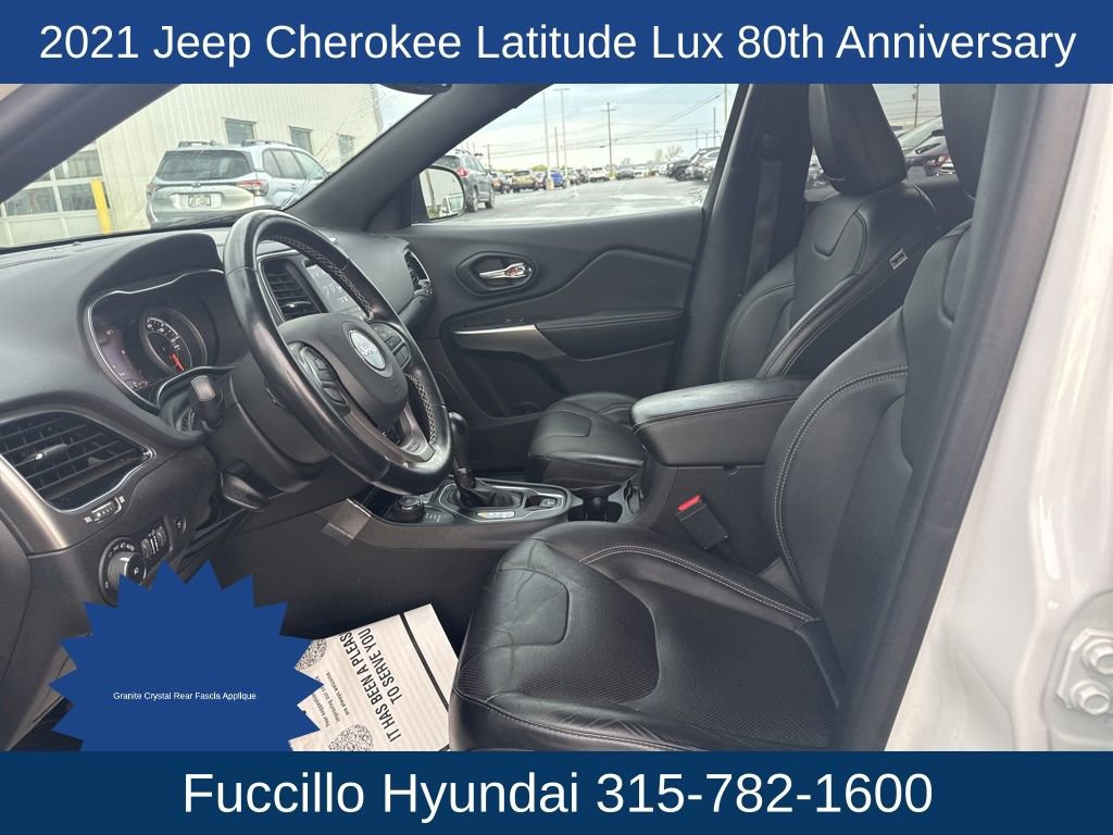 Used 2021 Jeep Cherokee Latitude Lux 80th Anniv w/ Quick Order Package 26U 80TH AWD/4WD image 12