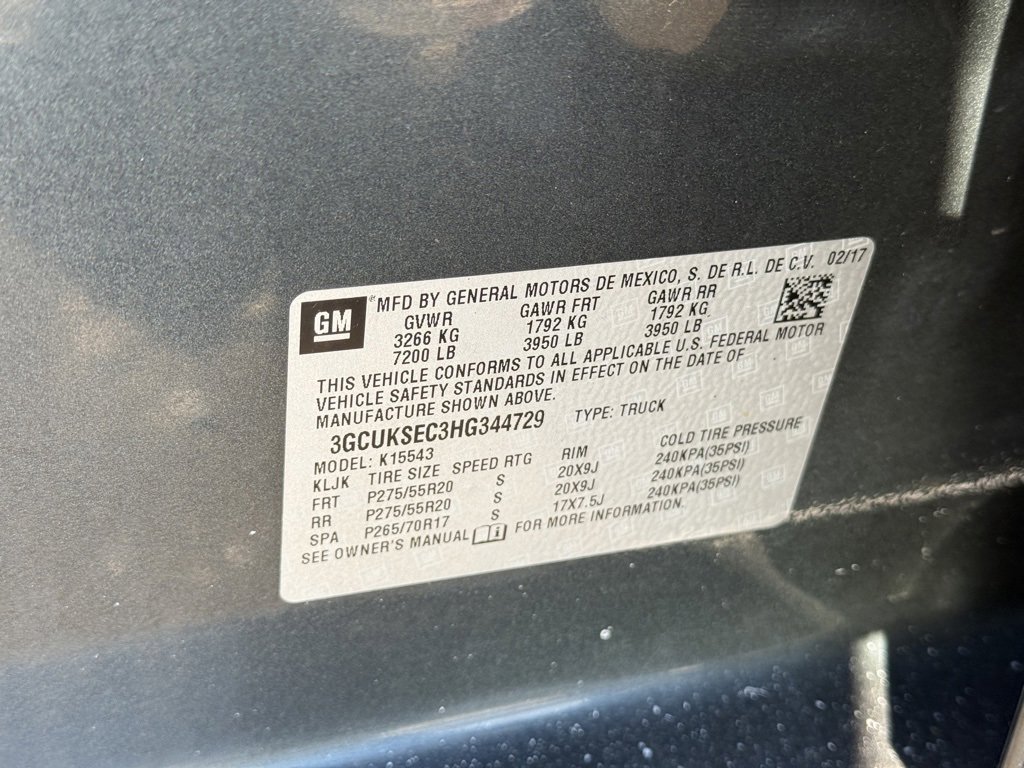 Used 2017 Chevrolet Silverado 1500 LTZ w/ Sport Package image 10