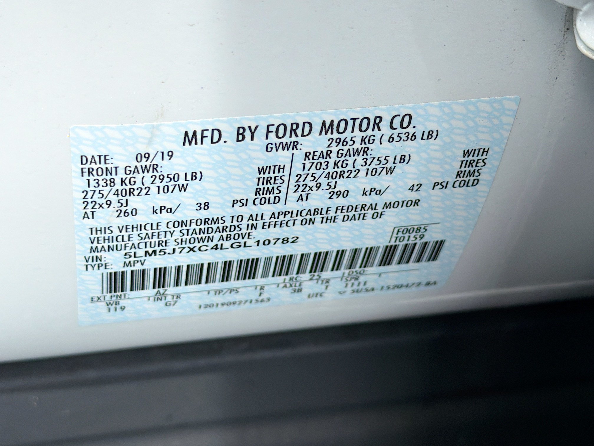 Certified 2020 Lincoln Aviator Reserve w/ Equipment Group 202A AWD/4WD image 34