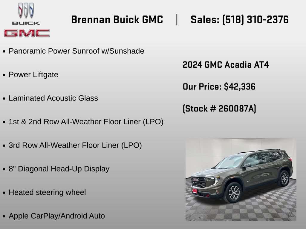 Certified 2024 GMC Acadia AT4 w/ Luxury Package AWD/4WD image 24