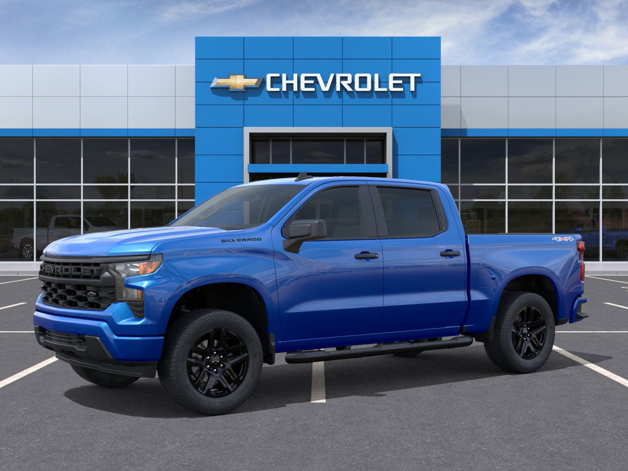 New 2026 Chevrolet Silverado 1500 Custom w/ Turbomax Blackout Package image 2