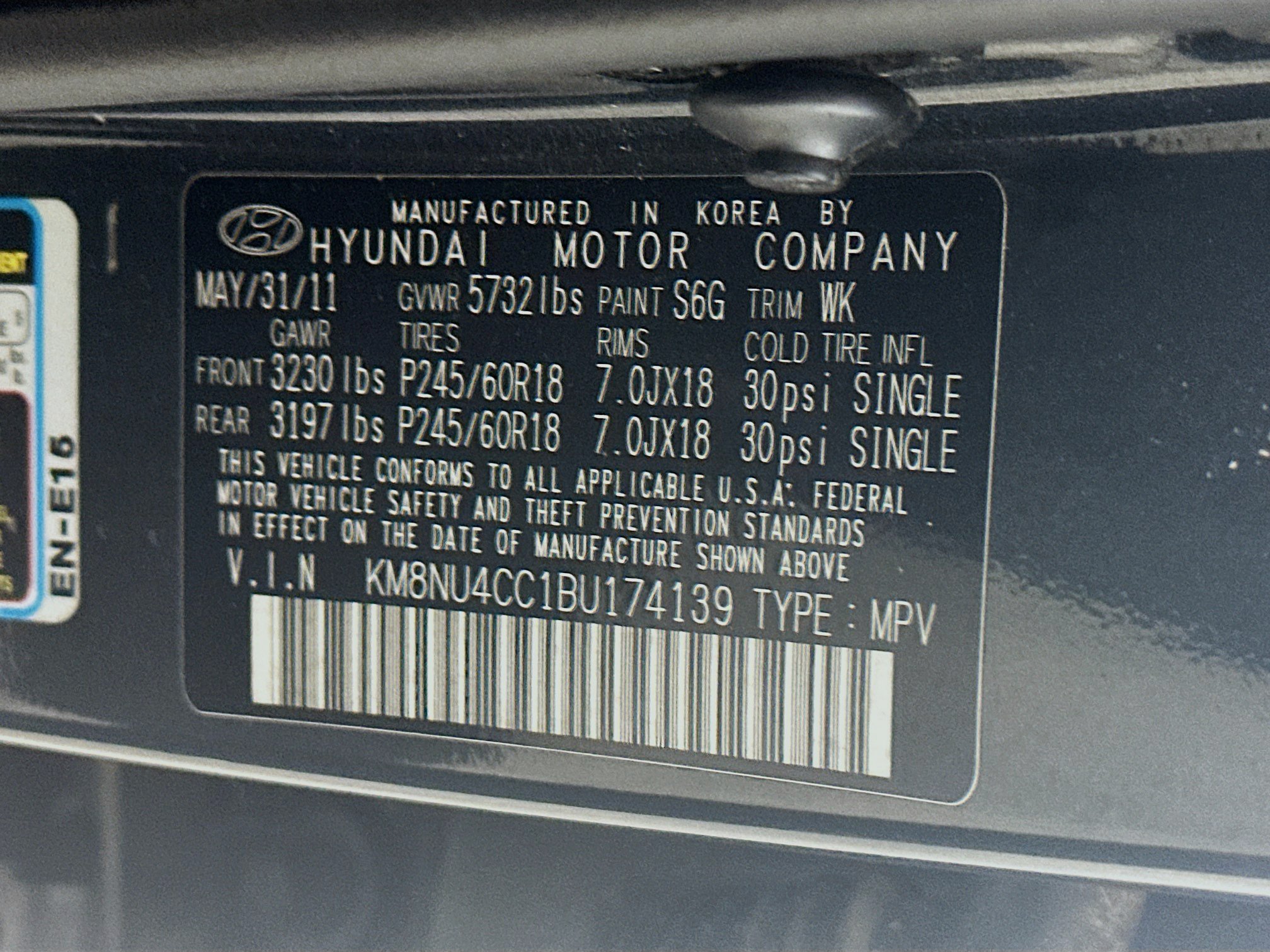 Used 2011 Hyundai Veracruz Limited FWD image 12