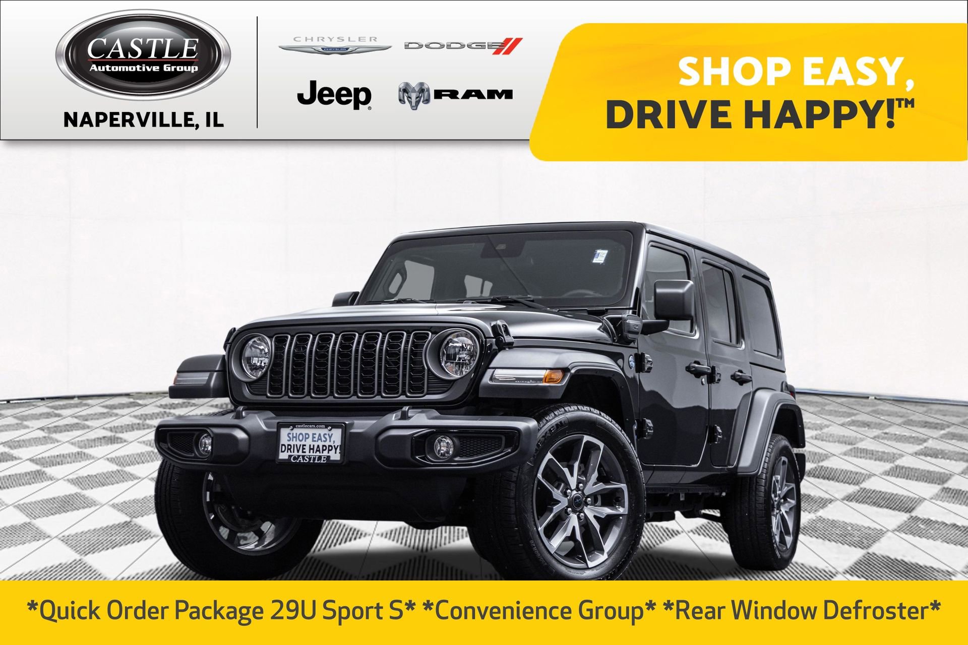 Used 2025 Jeep Wrangler Unlimited Sport S 4xe w/ Convenience Group