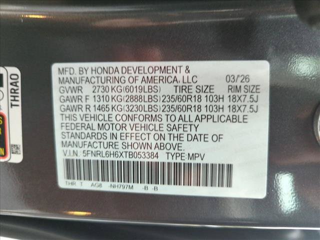 Certified 2026 Honda Odyssey EX-L image 17
