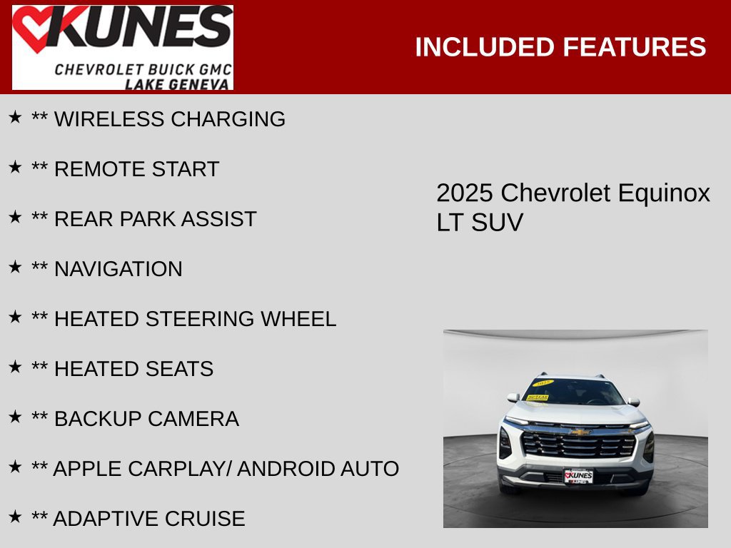 Used 2025 Chevrolet Equinox LT w/ Convenience Package II FWD image 2