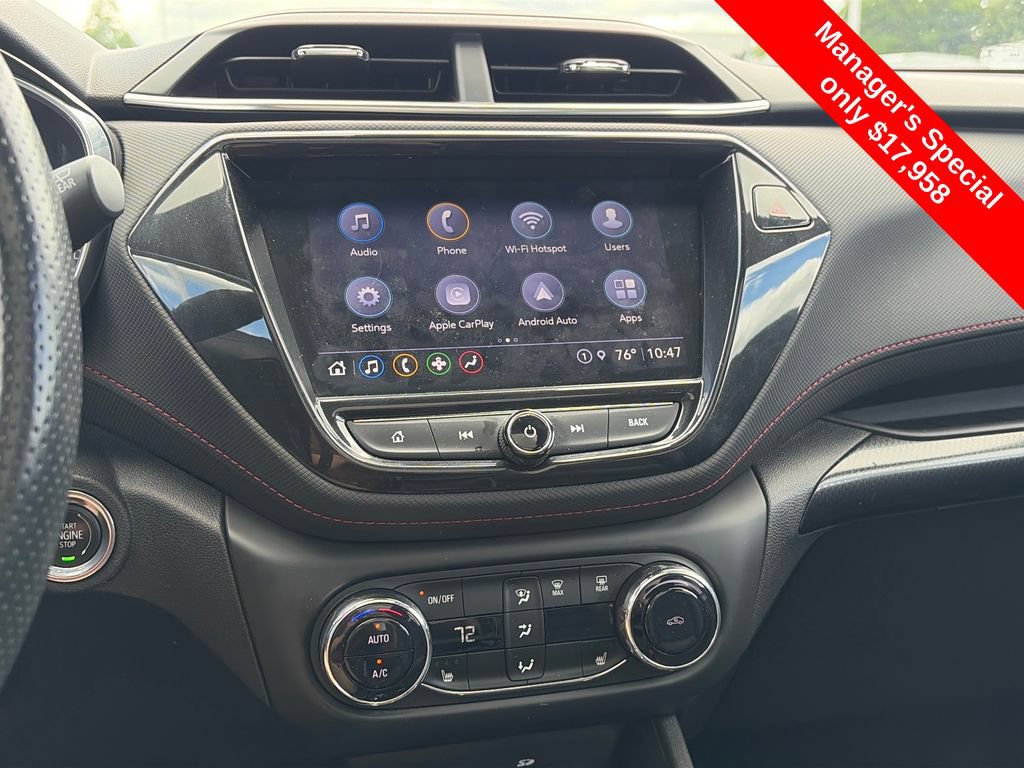 Used 2022 Chevrolet TrailBlazer RS w/ Sun and Liftgate Package FWD image 22