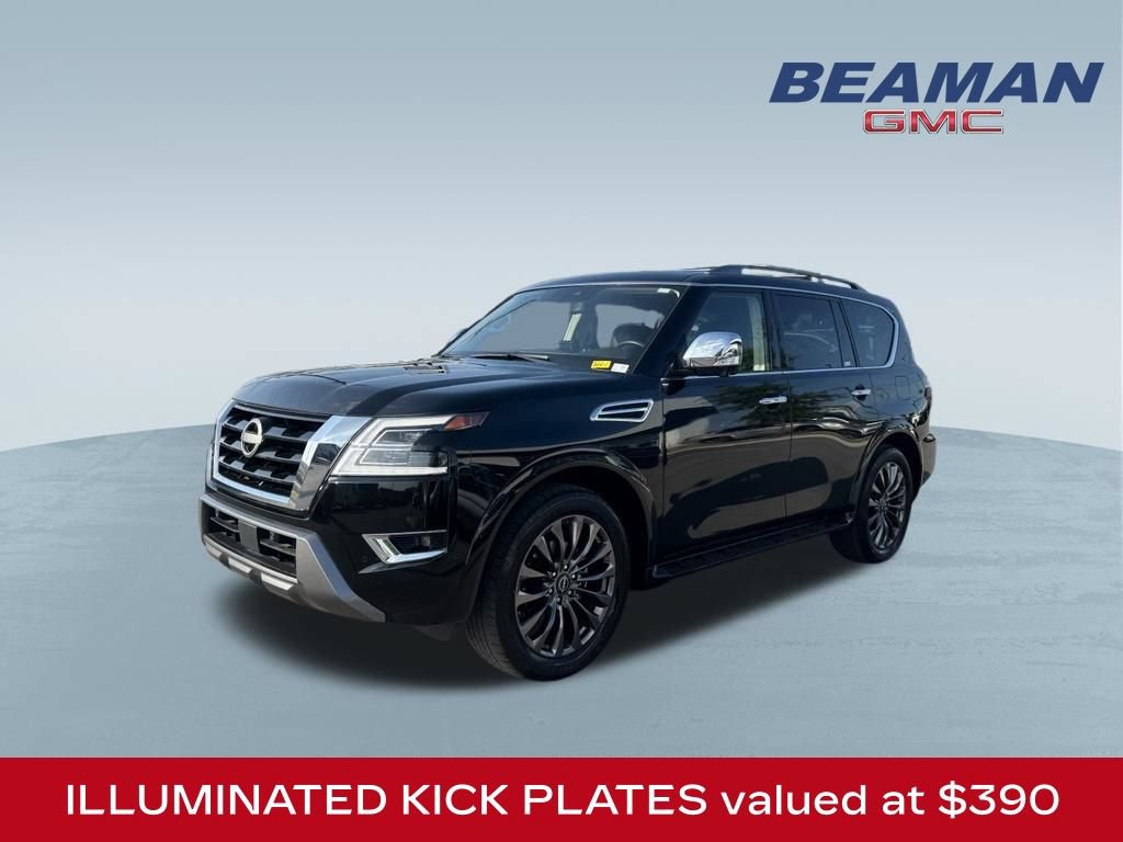 Used 2023 Nissan Armada Platinum w/ Captain's Chairs Package RWD image 3