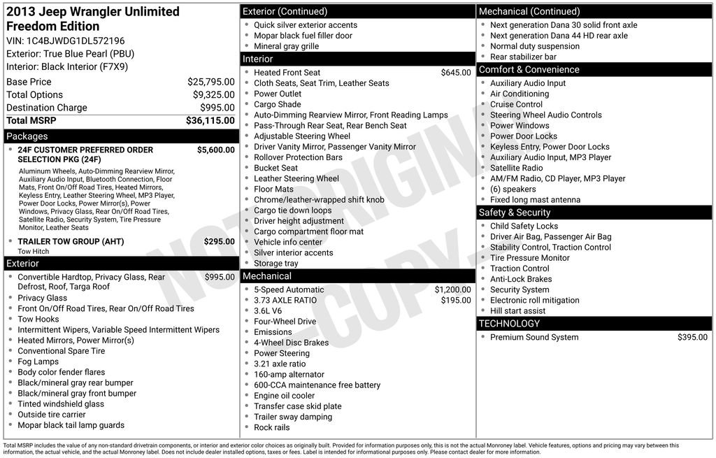 Used 2013 Jeep Wrangler Unlimited Sport image 14