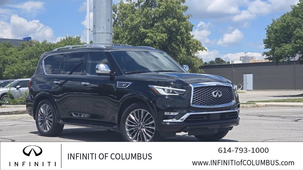 Used 2021 INFINITI QX80 Sensory w/ Cargo Package AWD/4WD image 1