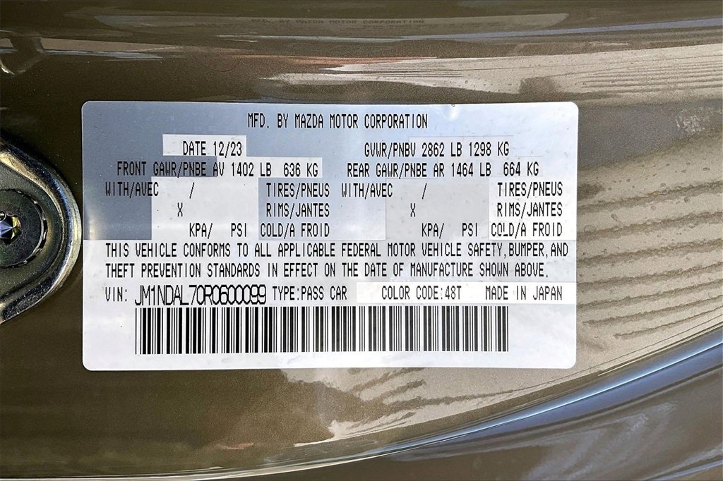 Used 2024 MAZDA MX-5 Miata RF Club image 18