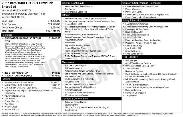 New 2027 RAM 1500 4x4 Crew Cab image 5