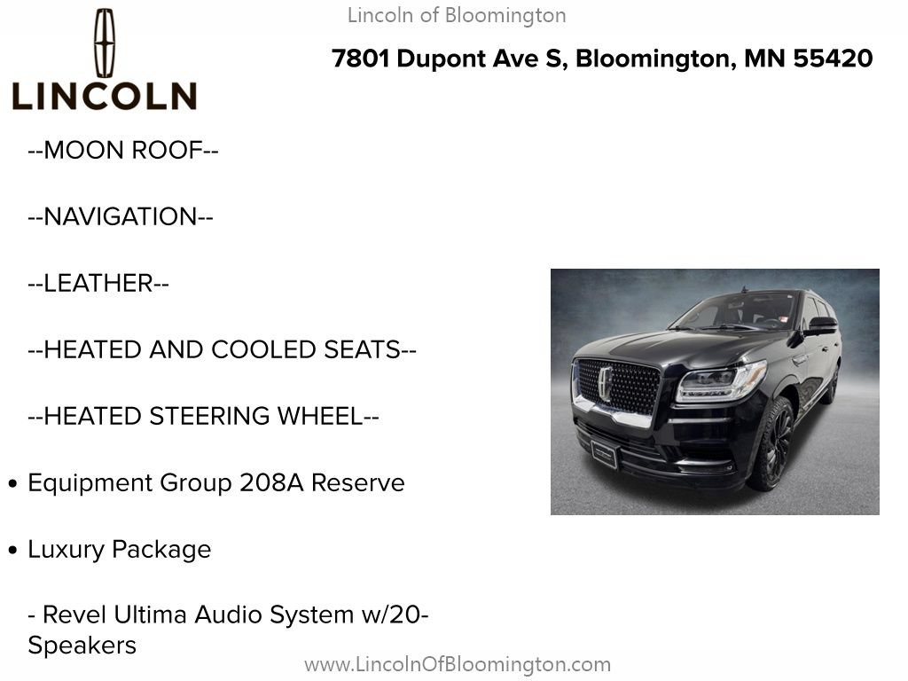 Used 2020 Lincoln Navigator Reserve AWD/4WD image 5