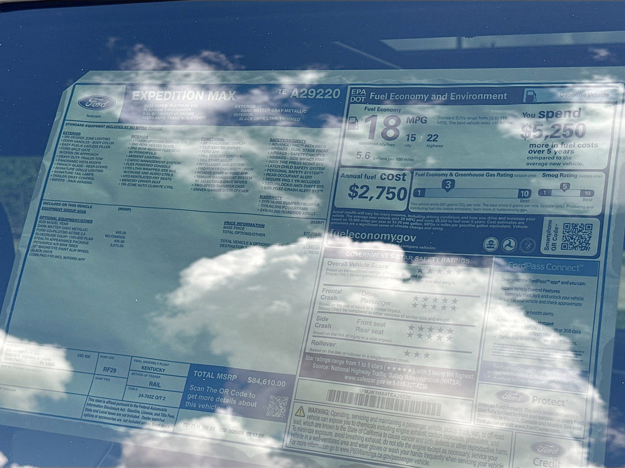 New 2026 Ford Expedition Max Platinum w/ Stealth Appearance Package image 19