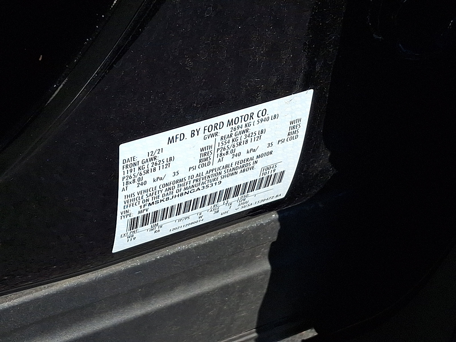 Used 2022 Ford Explorer Timberline AWD/4WD image 30