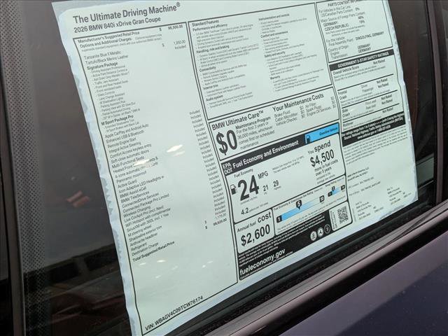 New 2026 BMW 840i xDrive 840i image 19