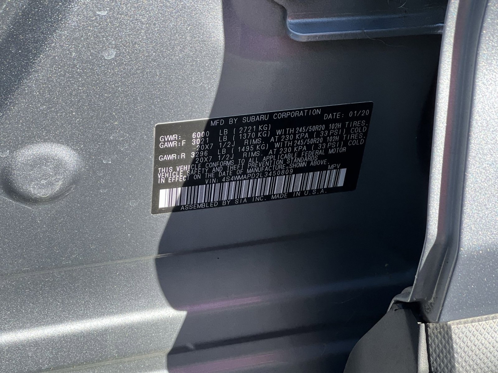 Used 2020 Subaru Ascent Limited w/ Technology Package image 32