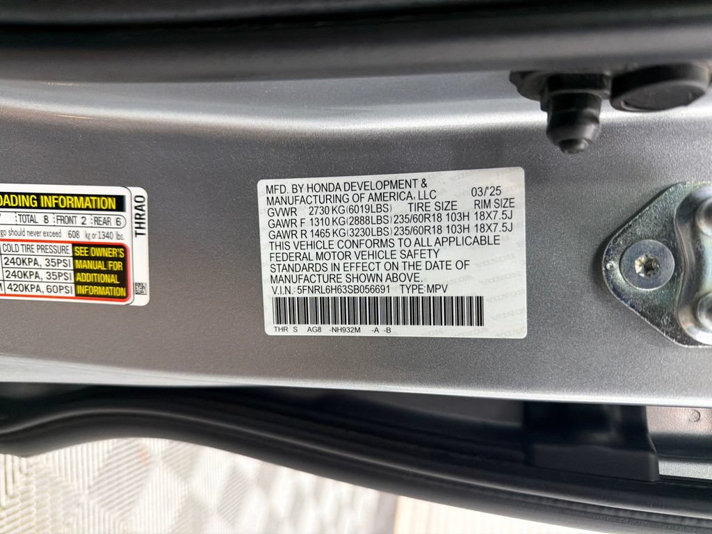Used 2025 Honda Odyssey EX-L image 35