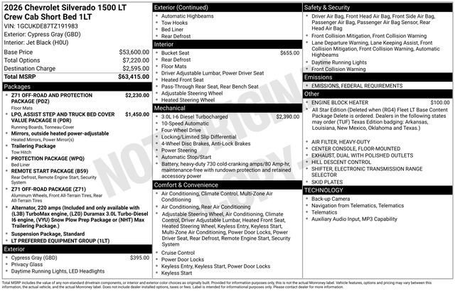 New 2026 Chevrolet Silverado 1500 LT image 8