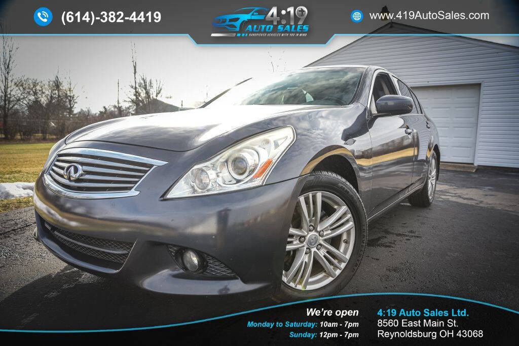 Used 2011 INFINITI G25 x w/ Moonroof Pkg AWD/4WD image 1