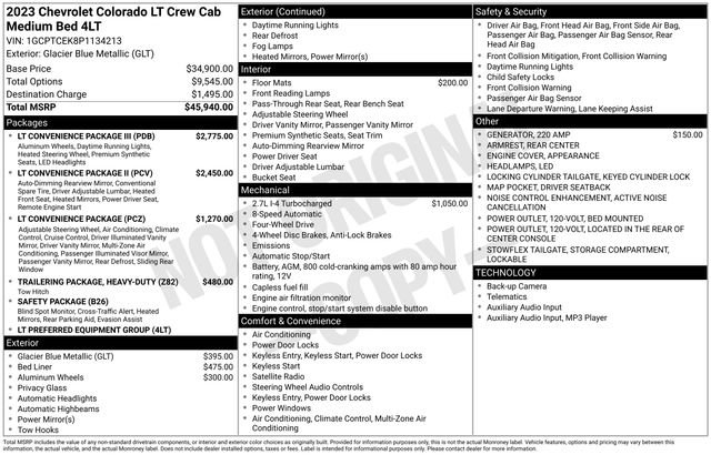 Used 2023 Chevrolet Colorado LT w/ LT Convenience Package III image 23