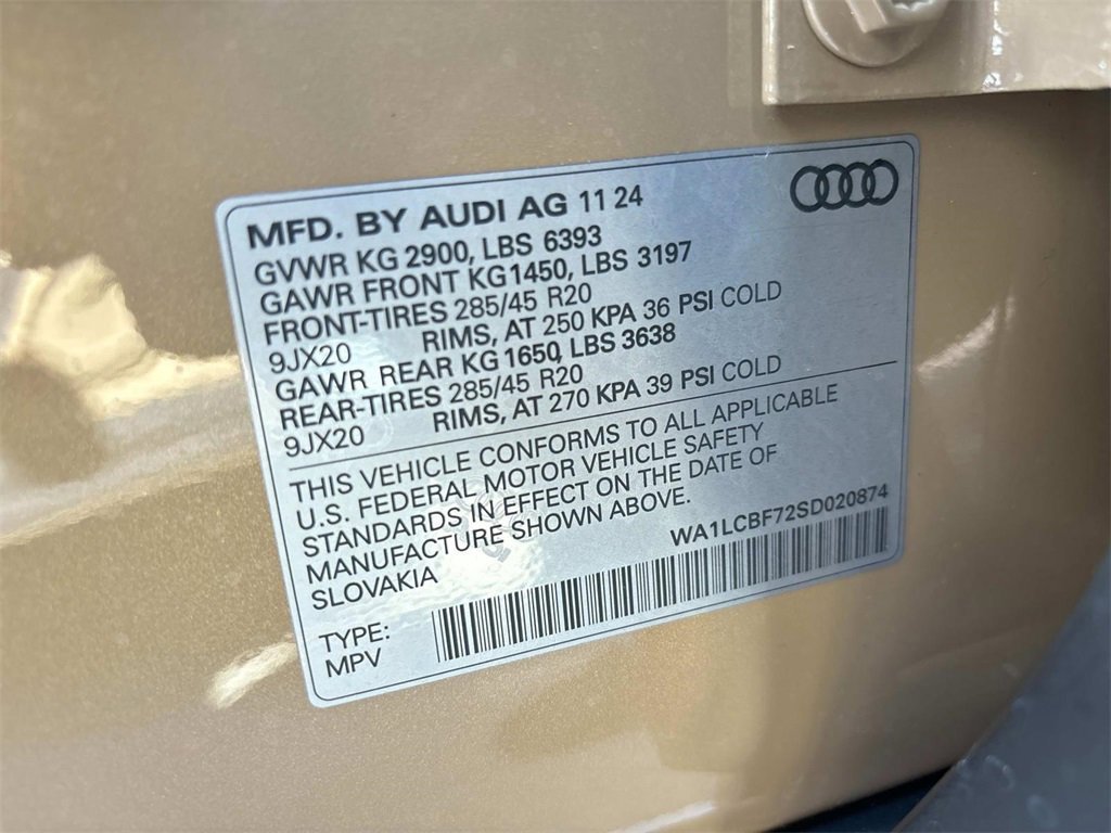 New 2025 Audi Q7 2.0T Premium Plus image 23