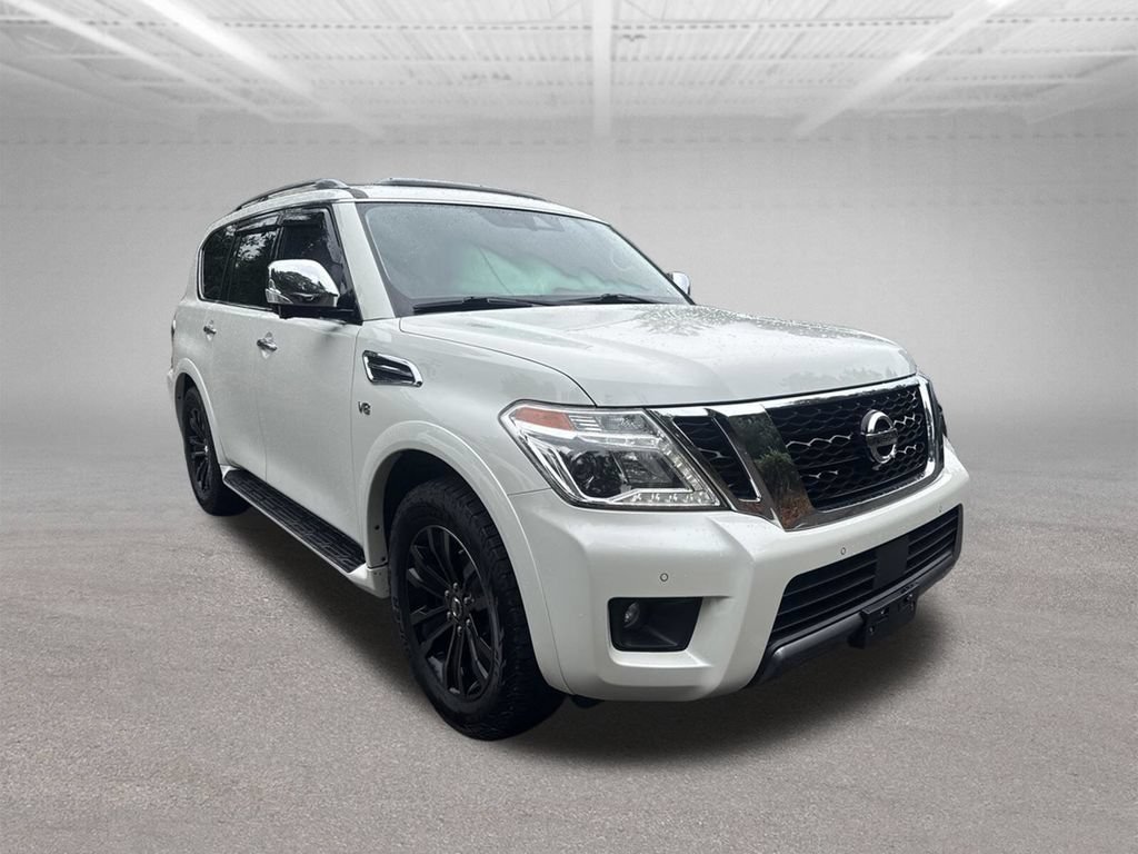 Used 2019 Nissan Armada Platinum w/ Captain's Chairs Package AWD/4WD image 3