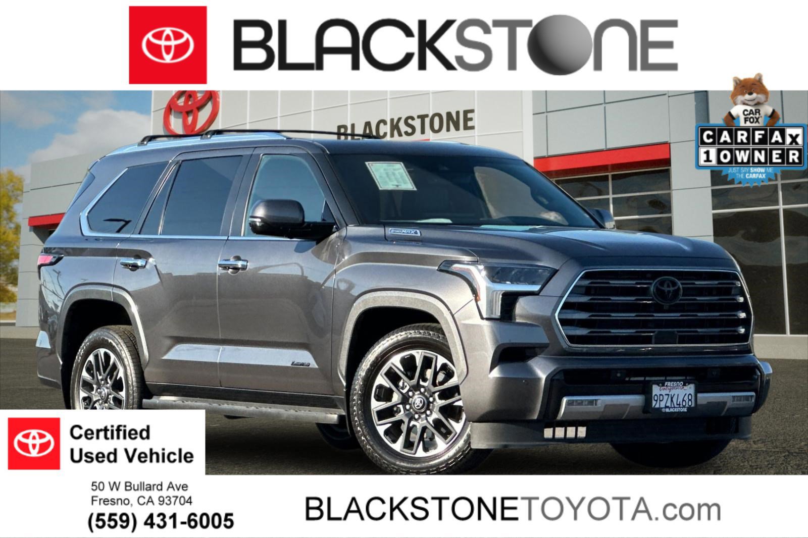 Certified 2025 Toyota Sequoia Limited