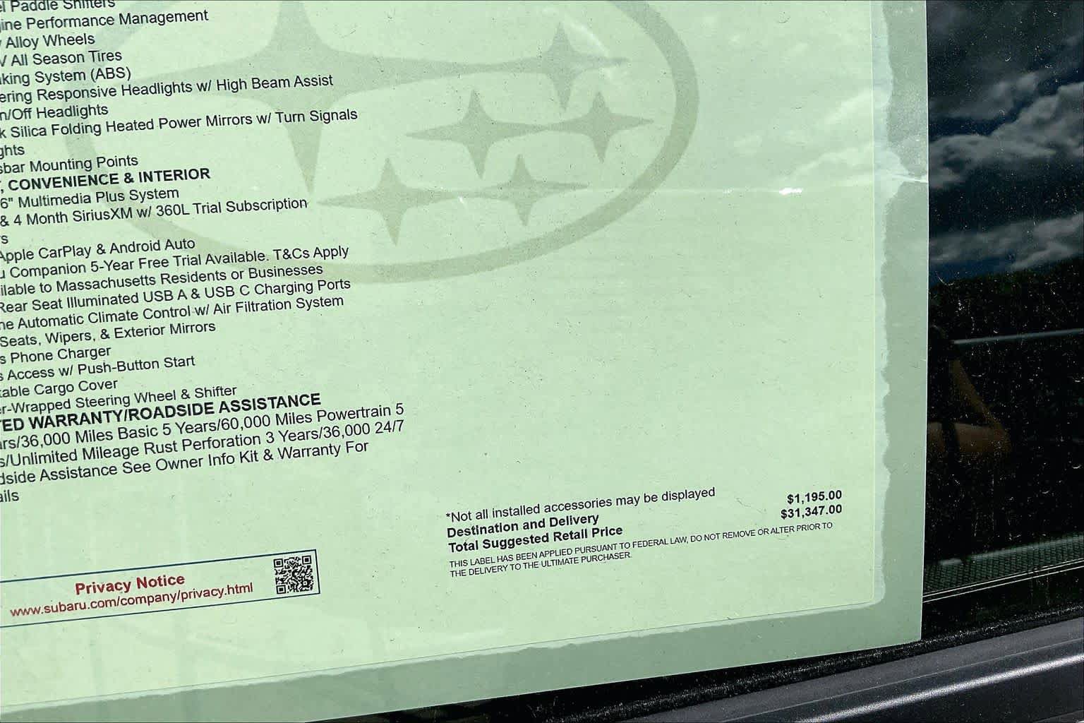 New 2026 Subaru Impreza RS AWD/4WD image 21