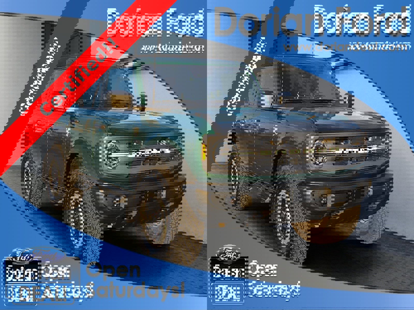 Certified 2023 Ford Bronco Big Bend w/ Sasquatch Package image 1