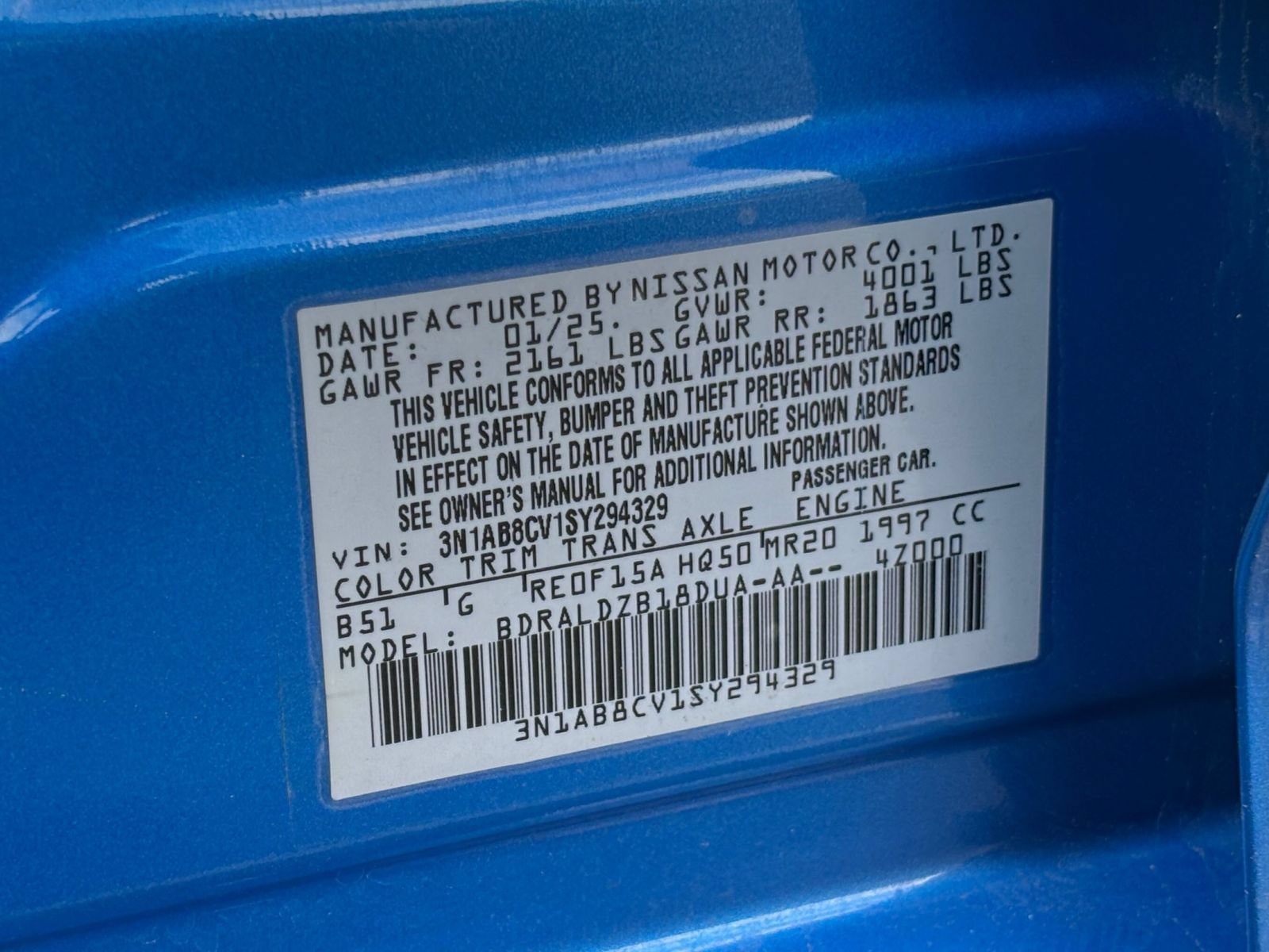 Used 2025 Nissan Sentra SV FWD image 22