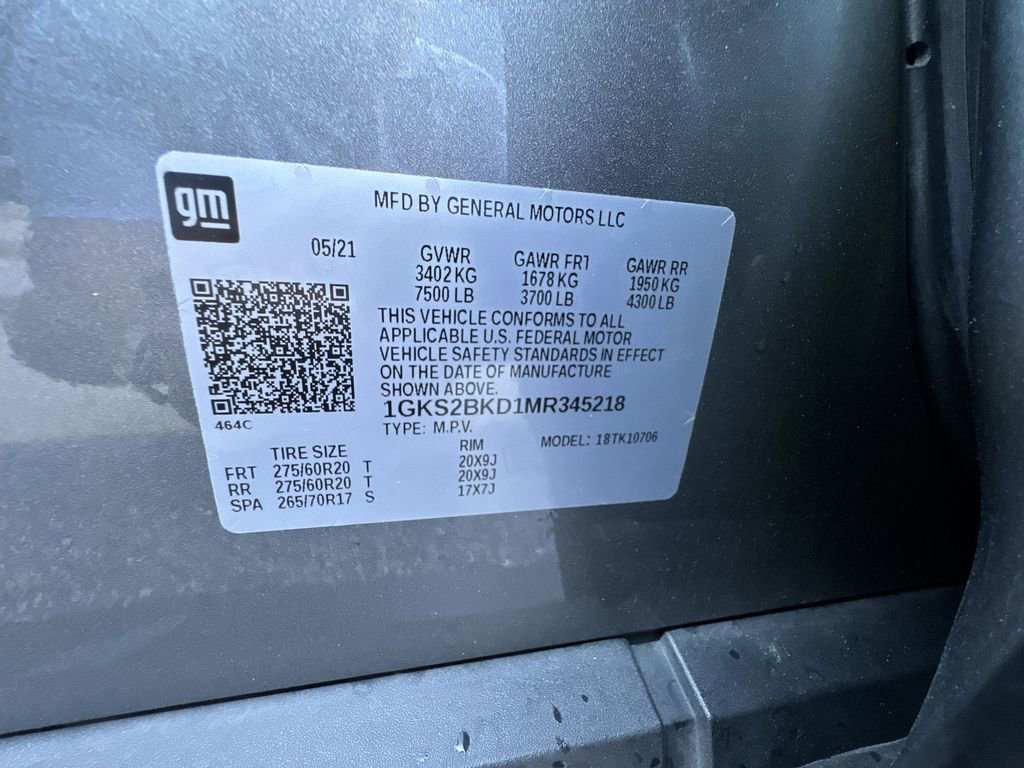 Certified 2021 GMC Yukon SLT w/ SLT Luxury Package image 32