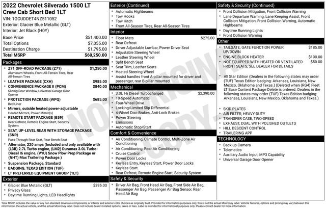 Used 2022 Chevrolet Silverado 1500 LT w/ Z71 Off-Road Package image 39