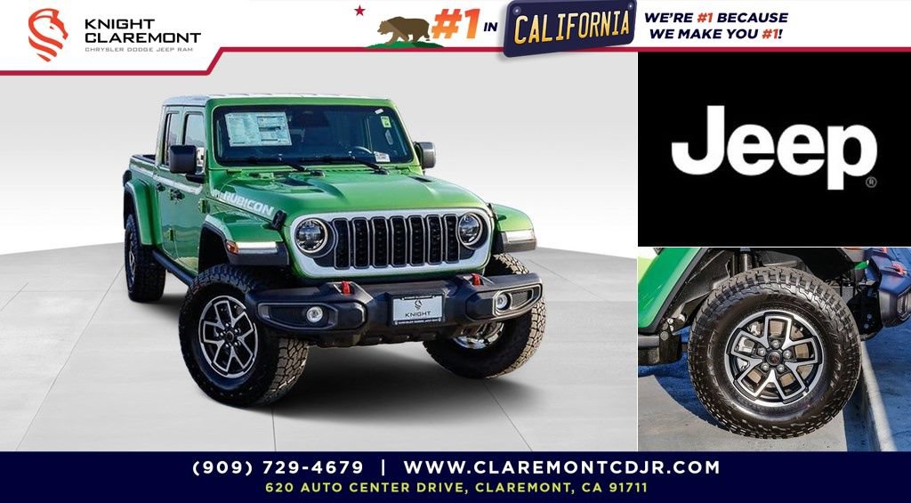 New 2026 Jeep Gladiator Rubicon w/ Whitecap Package AWD/4WD 360° Tour