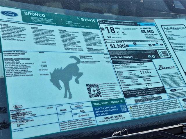 New 2025 Ford Bronco Heritage Edition image 18