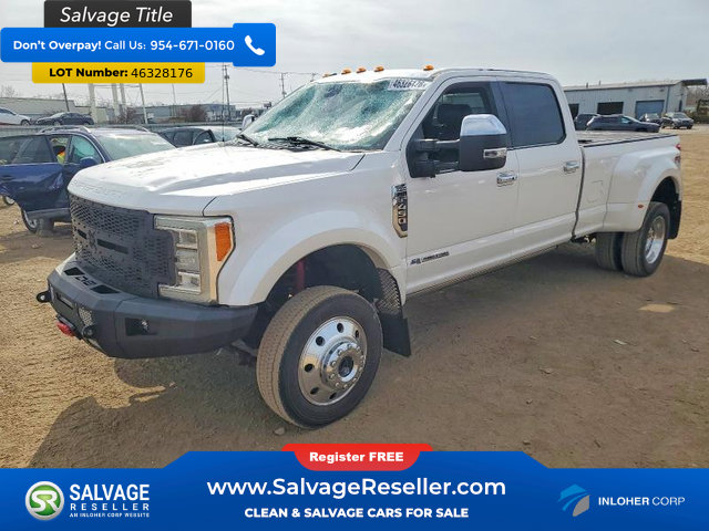 Used 2017 Ford F450 Platinum w/ Platinum Ultimate Package AWD/4WD image 3